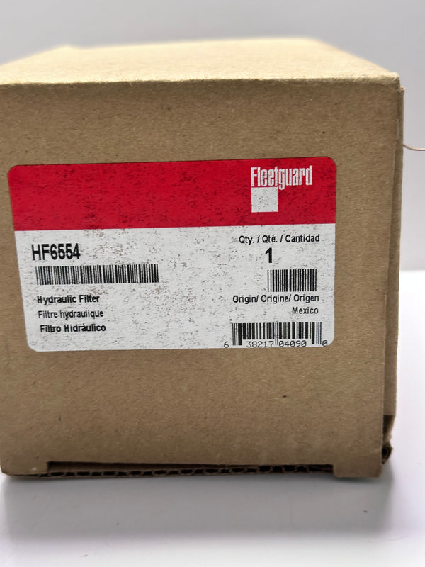 Fleetguard HF6554 Hydraulic Filter, Spin-on