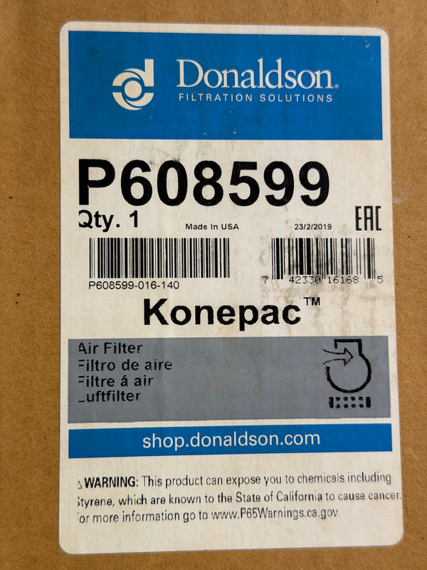 P608599 Donaldson Safety Air Filter Element, Konepac