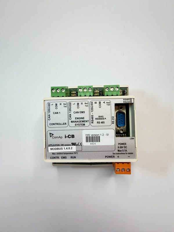 Mtu Engine Interface Module I-CB/MODBUS Communication Interface for MTU engines with ADEC and MDEC ...