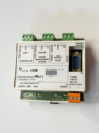 I-CB/MODBUS Communication Interface for MTU engines with ADEC and MDEC ECUs.