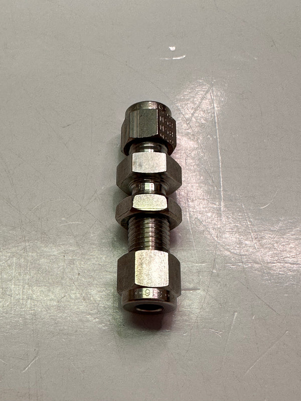 Parker 4BC4-316 Compression Fitting, Two ferrule Compression, 1/4