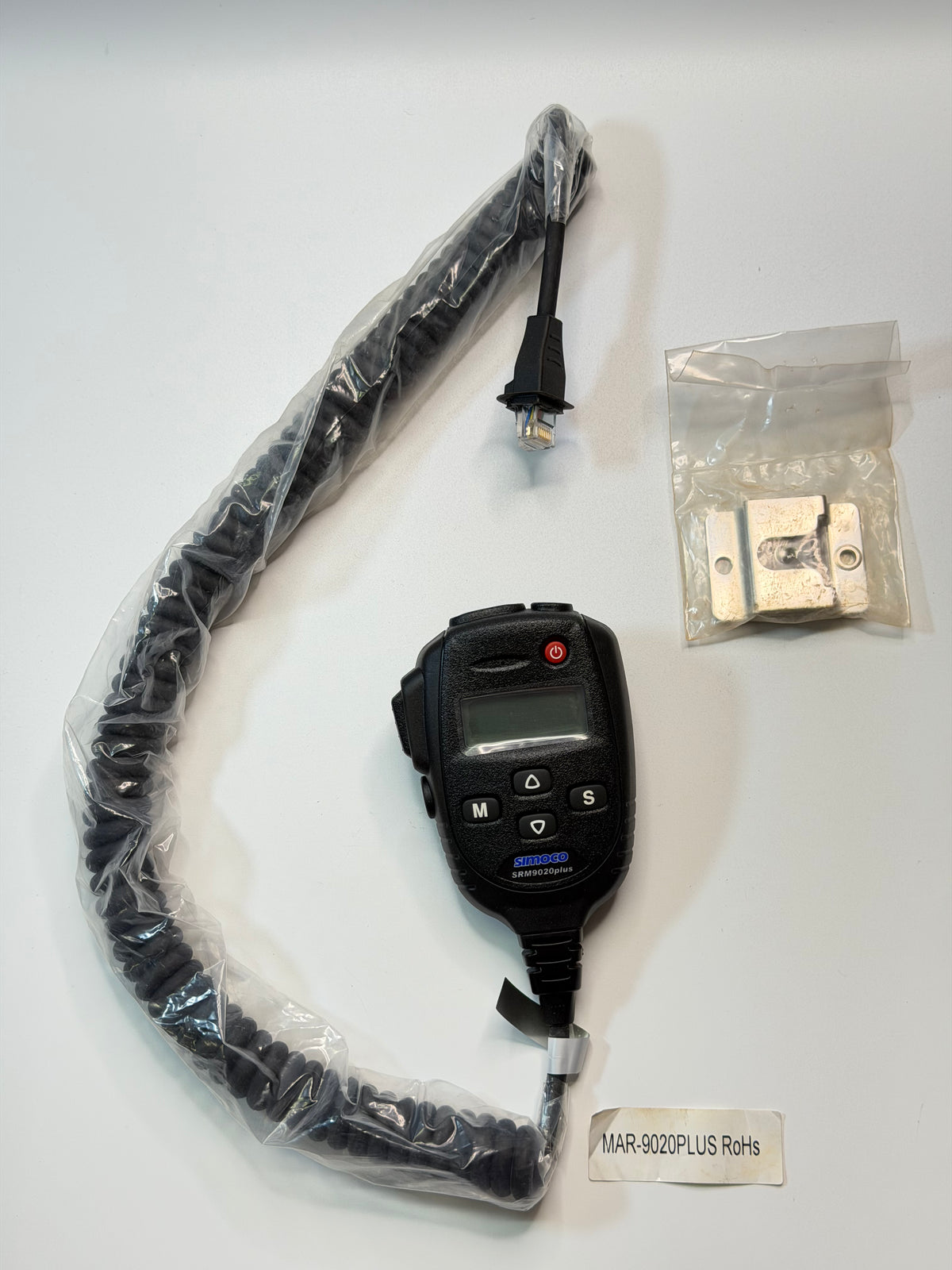 Simoco MAR-9020PLUS Controller Microphone for SRM9020plus, Black