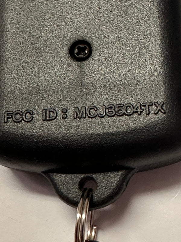 2 Button R/C keyfob FCC ID: MCJ3504TX