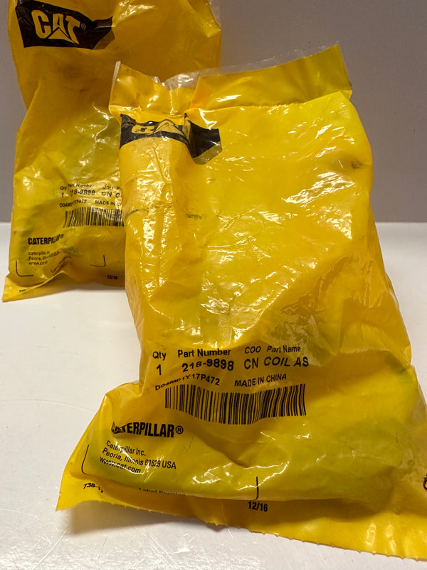 Caterpillar CAT 218-9898 24V DC Coil Assembly / Solenoid Valve Coil