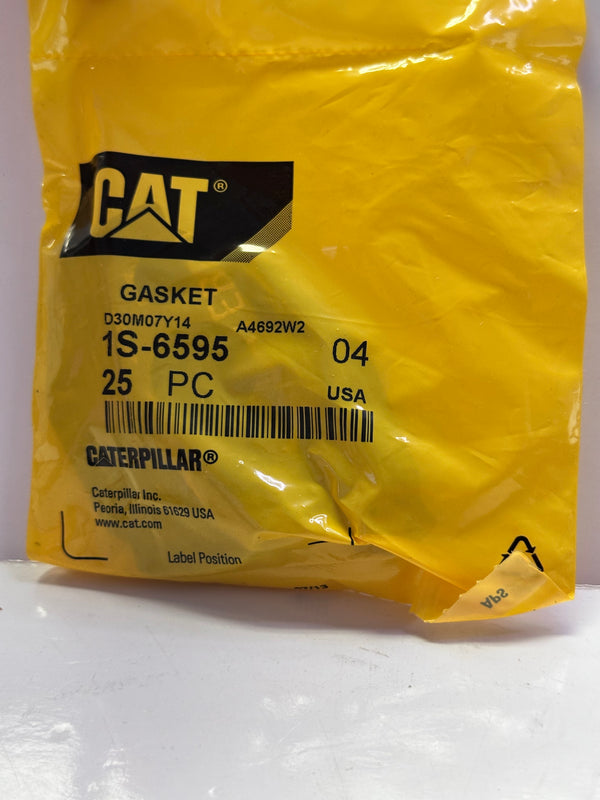 Caterpillar CAT 1S-6595 Oil Turbocharger Supply Gasket, bag of 25