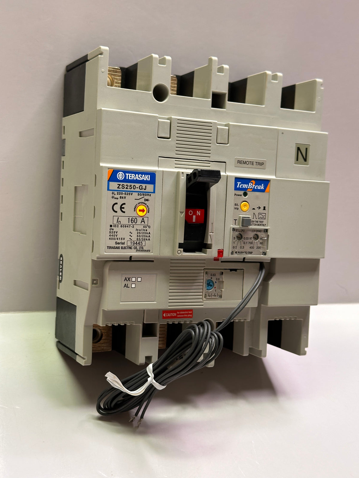 TemBreak2 ZS250-GJ Earth Leakage Circuit Breaker 4P, 160A FC 643309