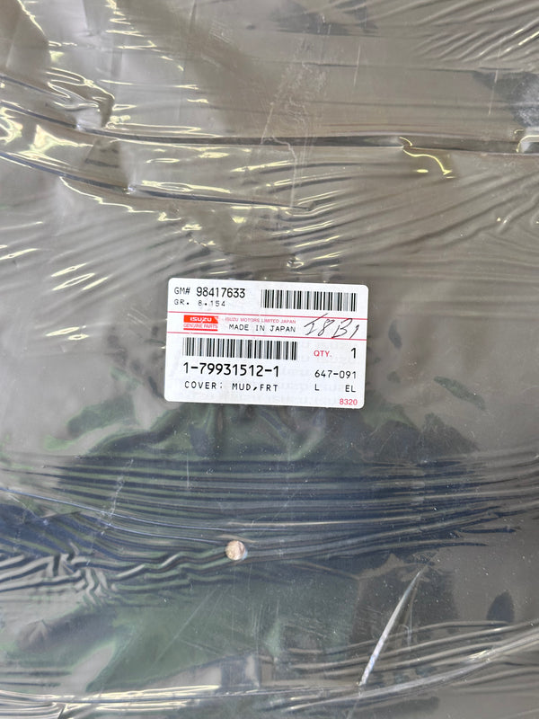 Isuzu 1799315121 Cover, Mud Front - 98417633