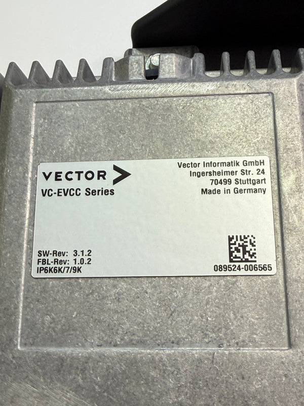 Vector VC-EVCC Series Electric Vehicle Communication Controller mounted on Bracket, 08954 006565