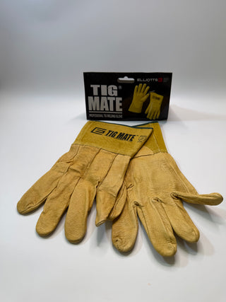 Elliotts TIG11M TIG MATE Leather Professional Welding Gloves, Size Medium