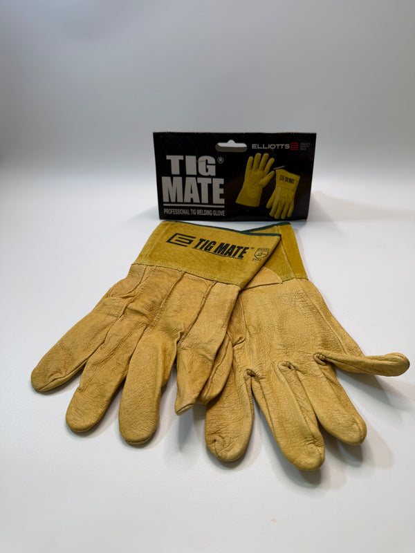 Elliotts TIG11M TIG MATE Leather Professional Welding Gloves, Size Medium
