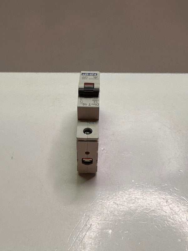 NHP DTCB10102C DIN-T Miniature Circuit Breaker - 230 V AC - 1 Pole - 2A - 10kA - C Curve