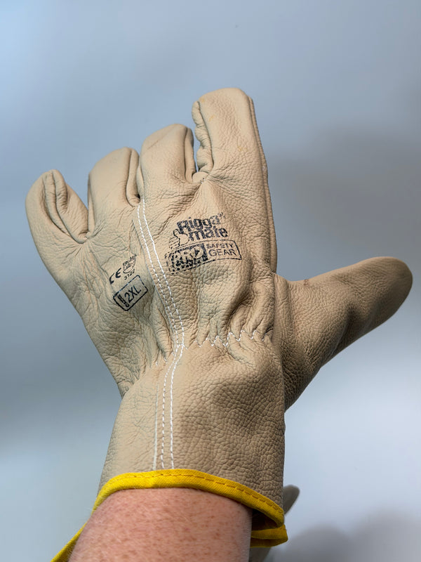 Pro Choice RiggaMate Cow Grain Leather Gloves, CGL41D2XL