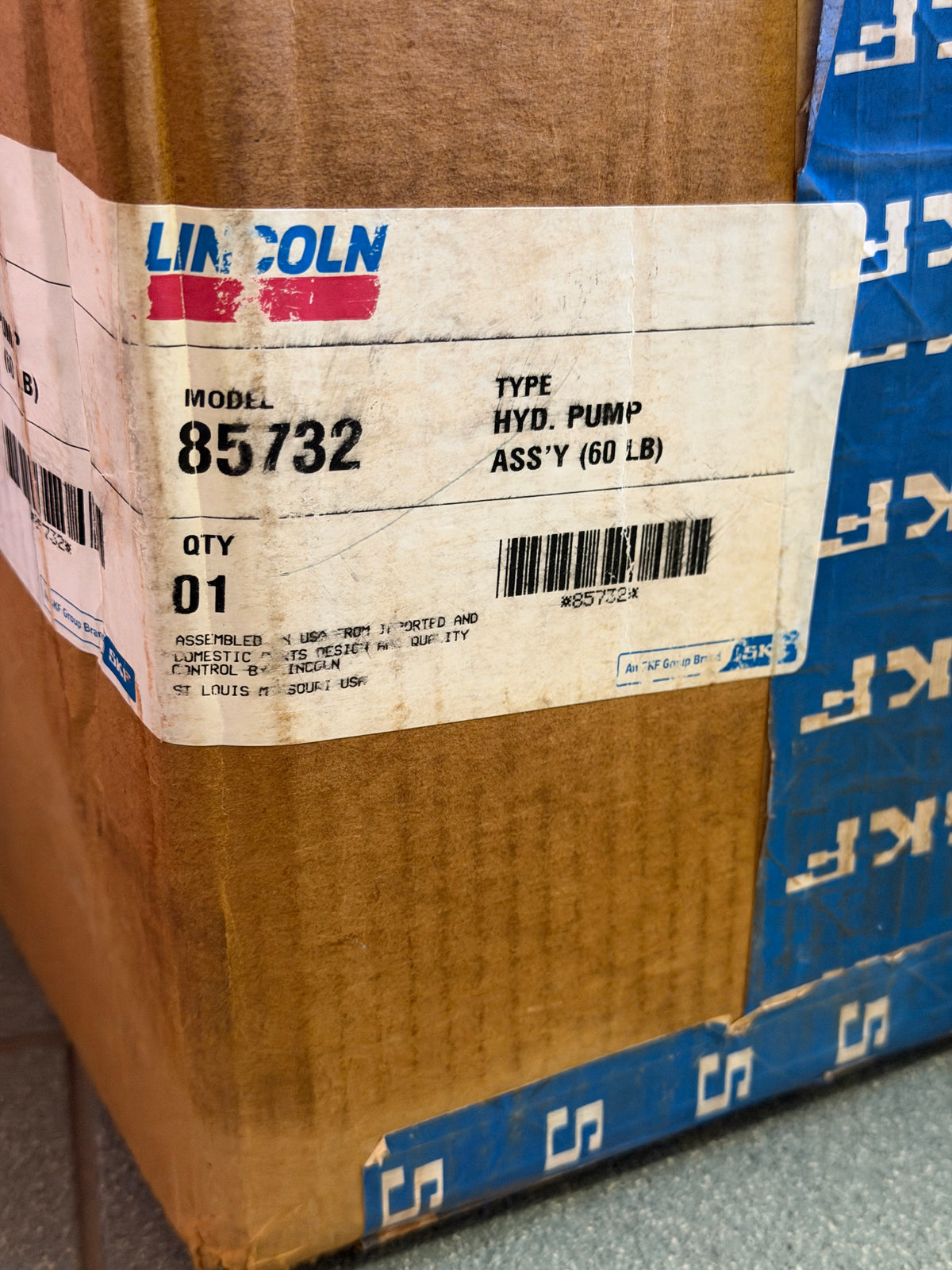 Lincoln 85732 FlowMaster II Hydraulic Grease Pump — Pump Only