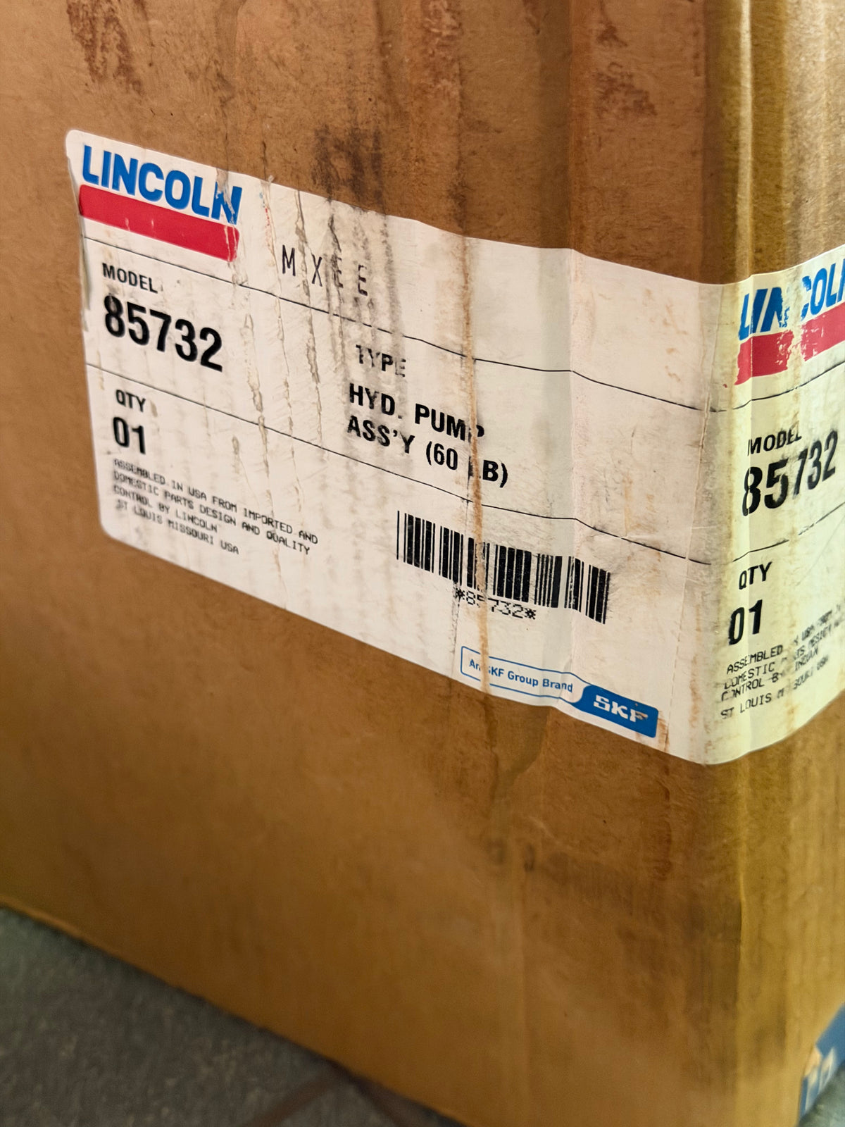 Lincoln 85732 FlowMaster II Hydraulic Grease Pump — Pump Only