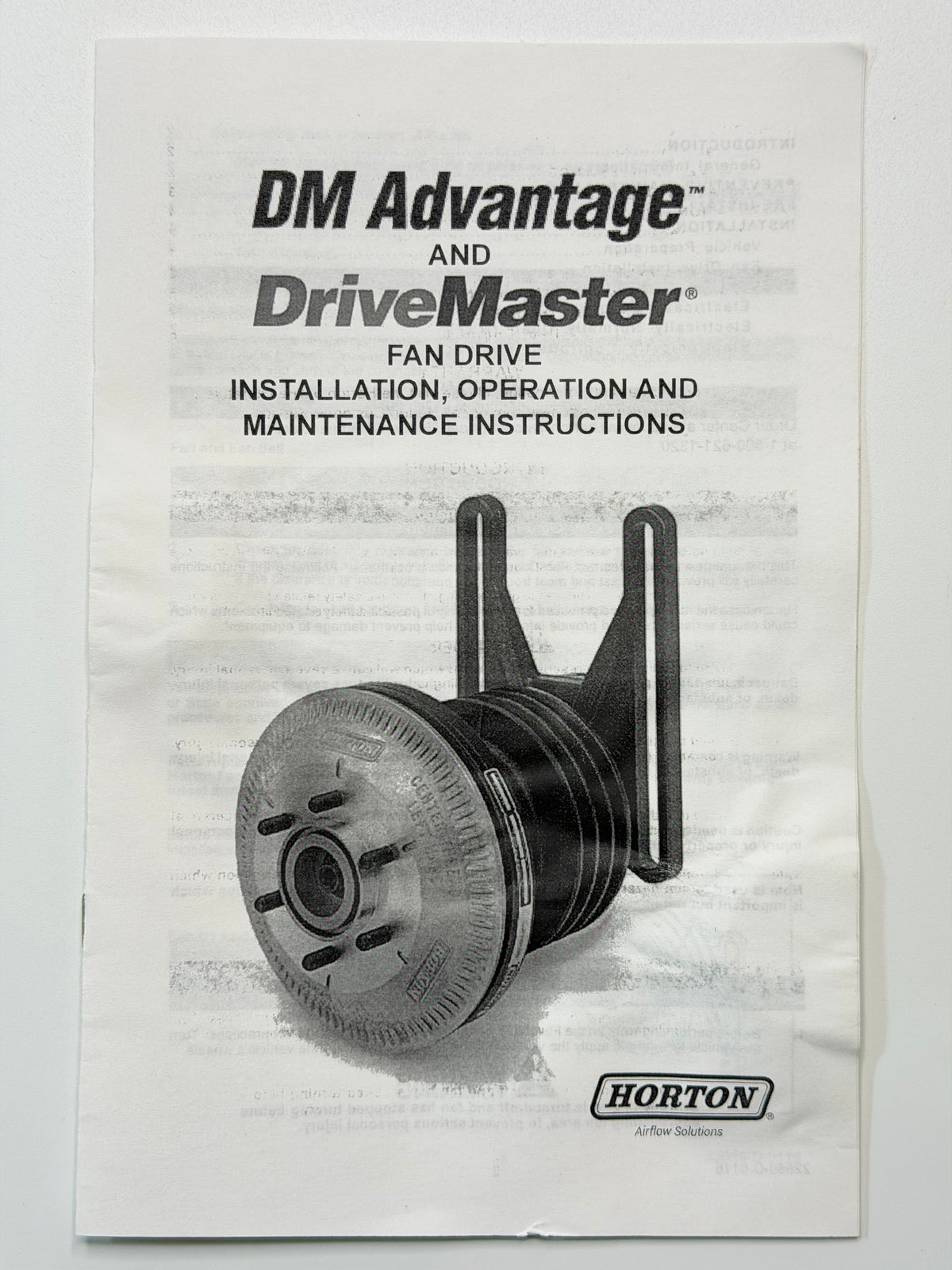 Horton 79A9494-2 Two-Speed Cooling Fan Drive – Mack 85123189