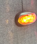 10-30V LED Side Marker Lamp LED50AR 50A Prewired, Red/Amber, box of 10