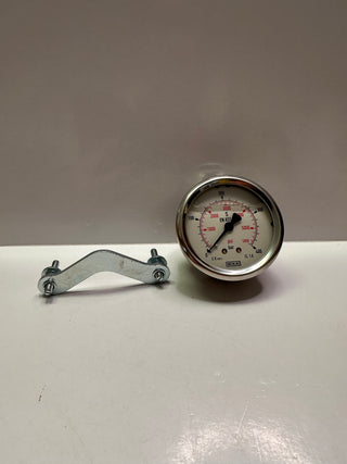 Wika 1007017173 Pressure Gauge SMM-63-G-G-1/4-INOC-0+400 with Bracket