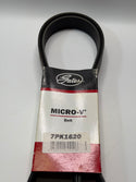Gates 7PK1620 Drive Belt, Multi Ribbed