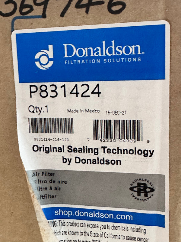 Donaldson P831424 Air Filter - Primary Radialseal