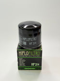 HF204 HIFLOFILTRO Oil Filter in Glossy Black
