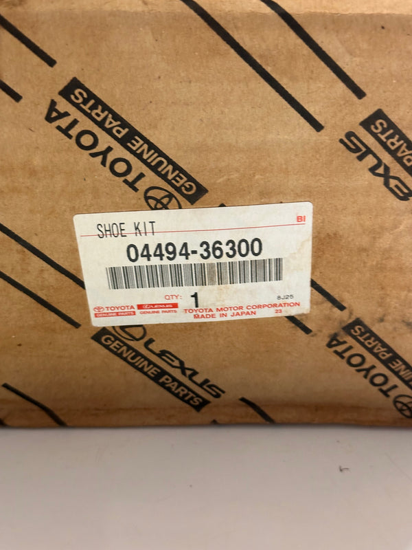 Toyota 04494-36300 Genuine Rear Brake Shoe Kit for Coaster 1993-On