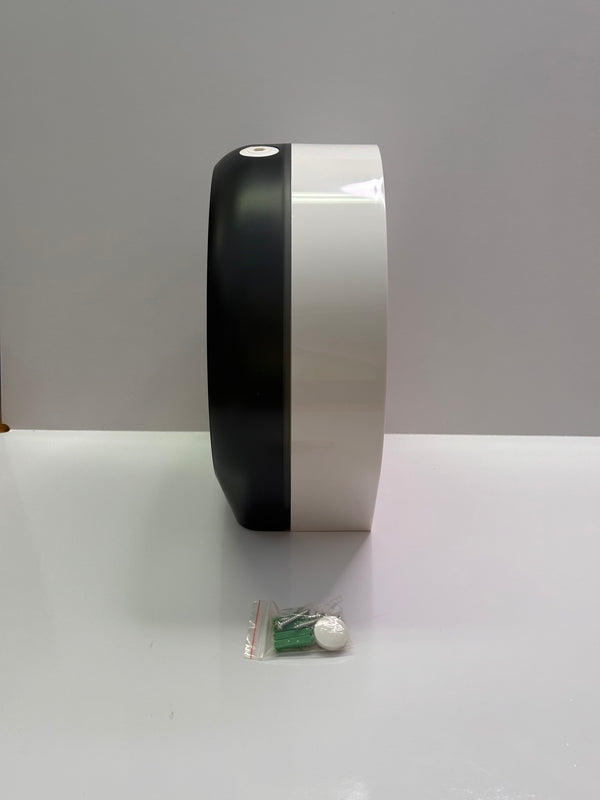 Single Jumbo Paper Towel Dispenser black transparent