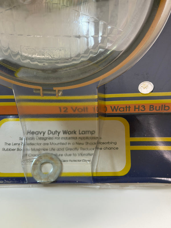DENJI 62-94056 Catapillar Heavy Duty Round Work Lamp, 12V, 100W, H3