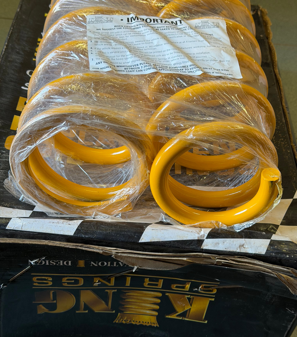 King Springs KTFR-74HD Pair of Front Raised Coil Springs, Heavy Duty for Toyota 70 Series