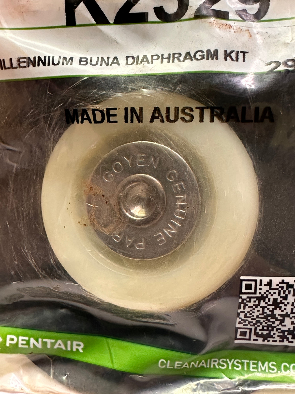 Goyen K2529 Diaphragm Valve Repair Kit, Recorded 25mm / 1 Inch