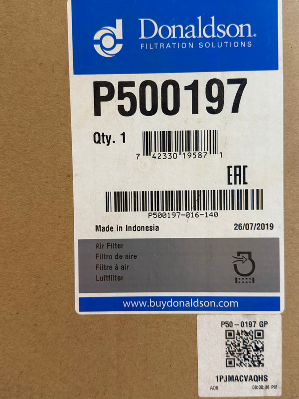 P500197 Donaldson Primary Radialseal Air filter for 178013450