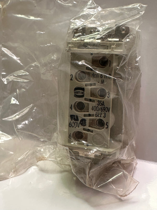 Harting HAN B Heavy Duty Power Connector Hood with Internals and Gland 09300160440/ 09310062701