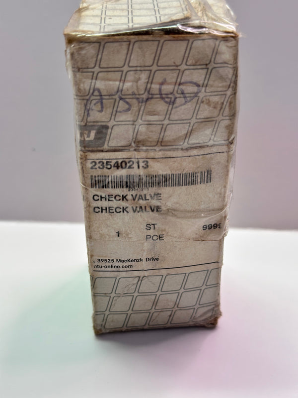 MTU 23540213 Check Valve SS-CHF8RT-1 013116
