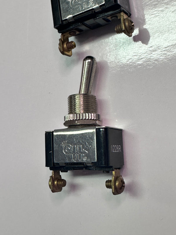 12/24V Toggle Switch, SPST on/off Metal Toggle Switch