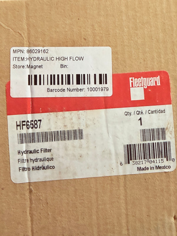 Fleetguard HF6587 Spin-on Hydraulic Filter