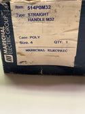 Marechal 514P0M32 Straight Handle (without cable gland) M32 Size 4 Poly Blue