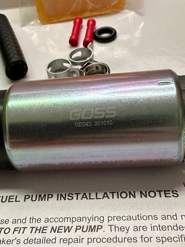 Goss GE043 Electric Fuel Pump Mitsubishi Lancer, Ford, GMH, Daihatsu, Toyota and Suzuki
