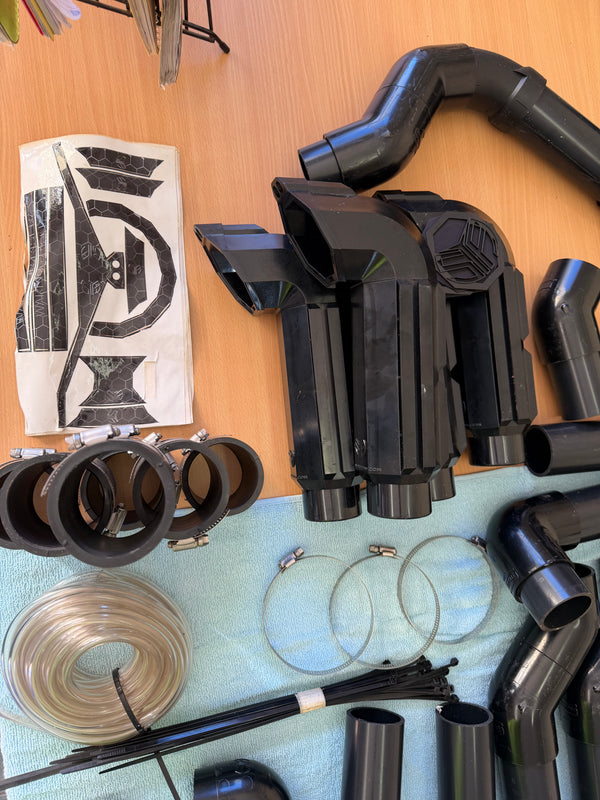 SYA Spare Parts for Snorkel Kit, Yamaha Viking 700, SNK-VIK700