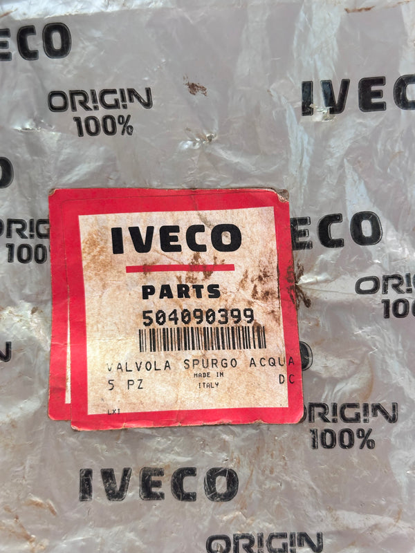 Iveco 504090399 Breather Valve / Water Drain - Brass