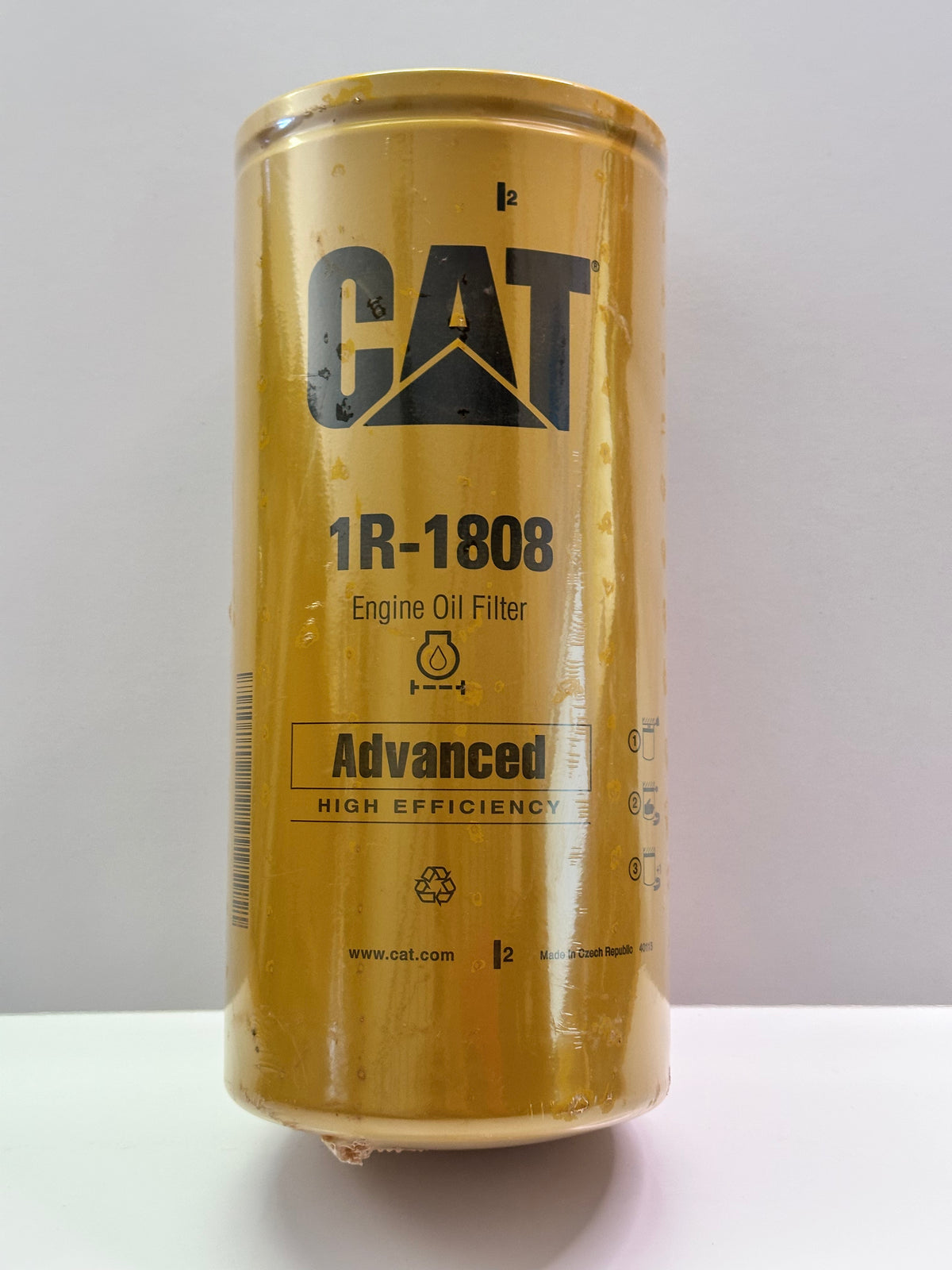 1R-1808 Advanced High Efficiency Engine Oil Filter - Genuine CAT Part