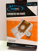 Starbag AF201S Synthetic Vacuum Bags, Box of 5 for Electrolux