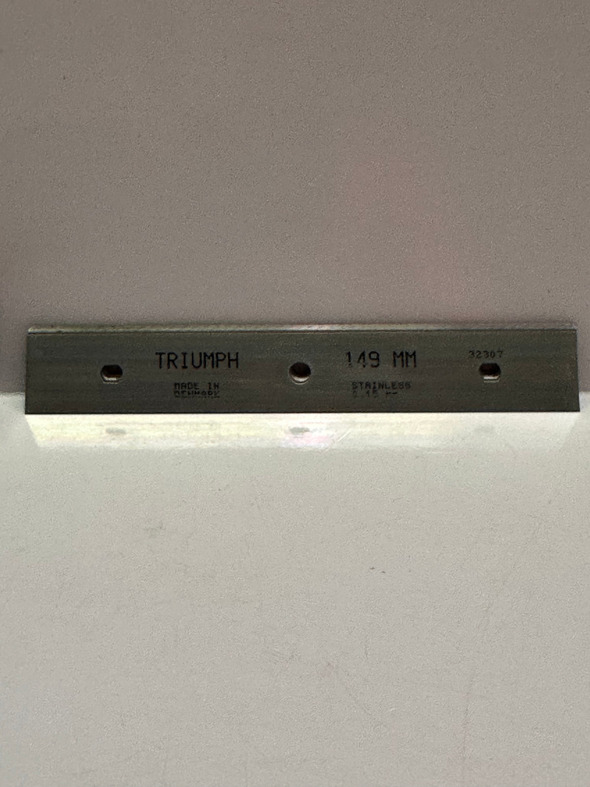 Triumph 6" Replacement Scraper Blades, Stainless Steel, Pack of 25