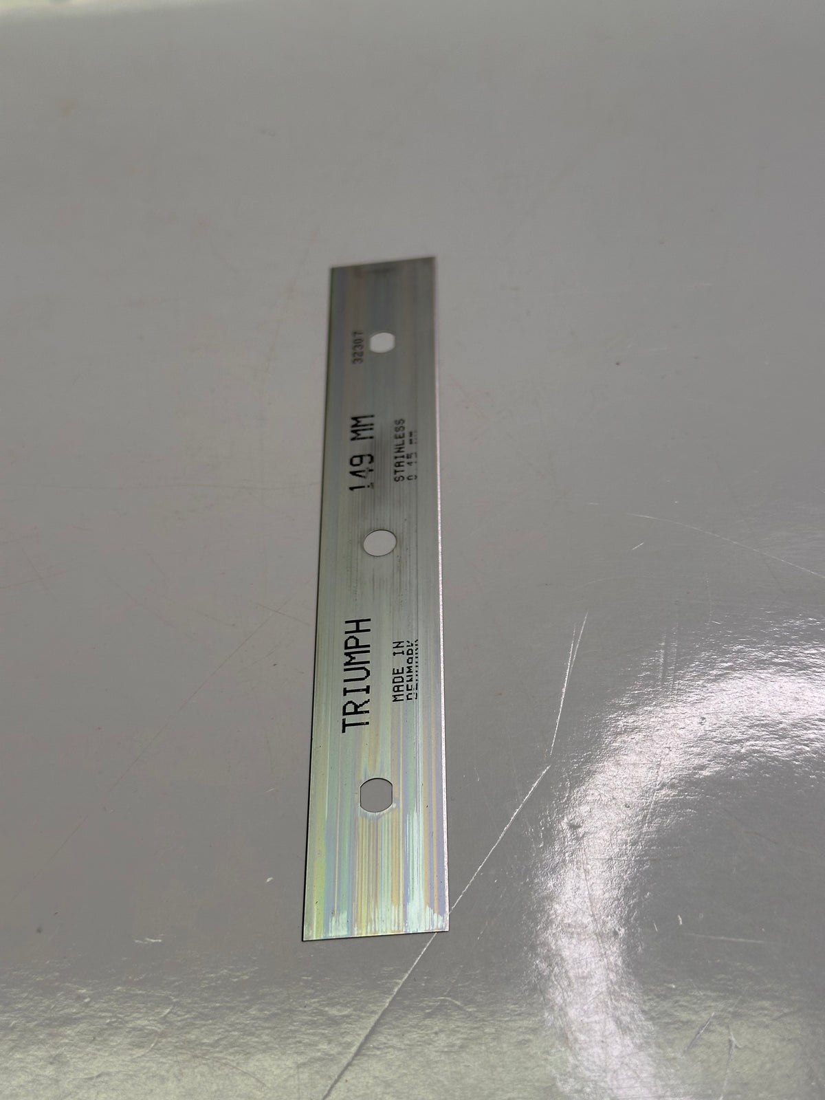 Triumph 6" Replacement Scraper Blades, Stainless Steel, Pack of 25