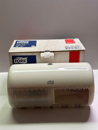 Tork 557000 Conventional Toilet Roll Dispenser (White)