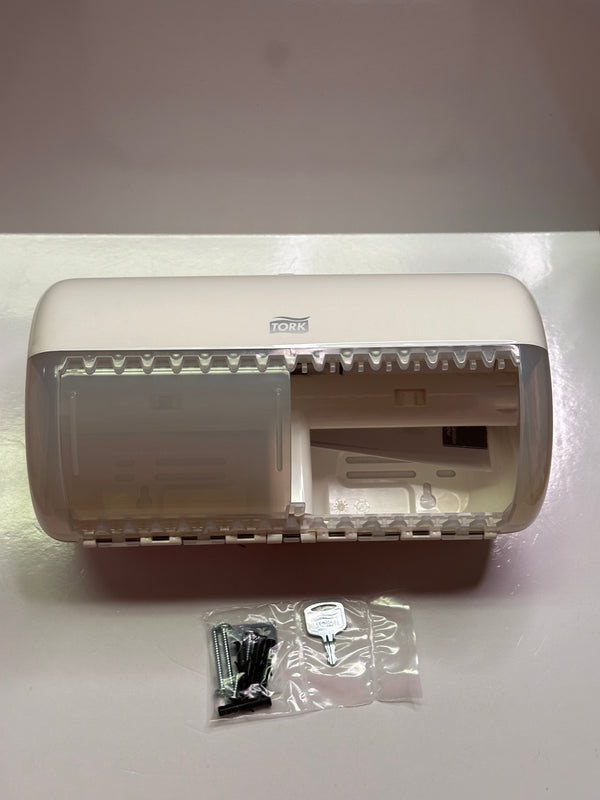 Tork 557000 Conventional Toilet Roll Dispenser (White)