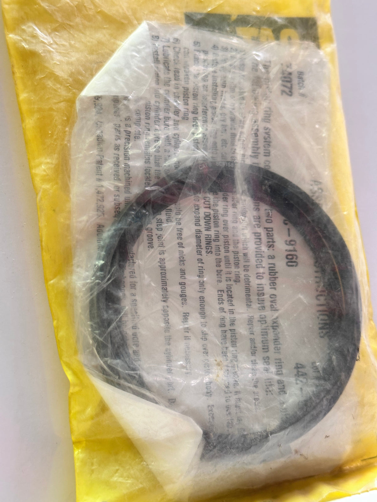 CAT 8C-9160 Type 3 Hydraulic Cylinder Seal — Two-Piece