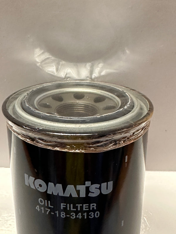 KOMATSU 417-18-34130 Oil Filter Cartridge, Spin On