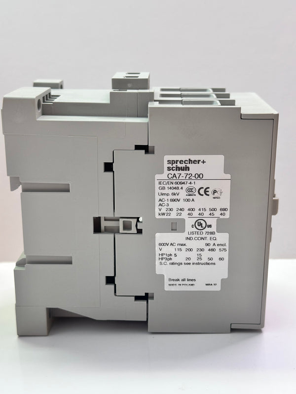 Sprecher+Schuh CA7-72-00-120 Contactor