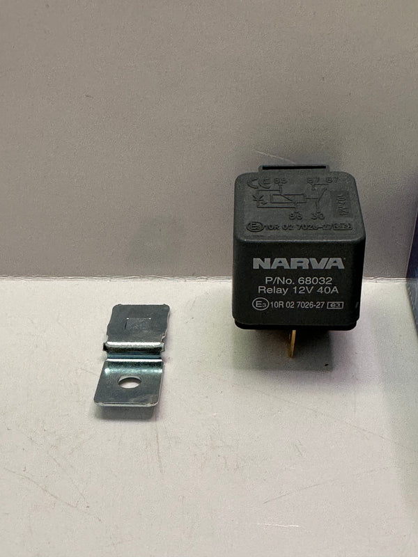 Narva 68032 12V 40A Normally Open 5 Pin Relay with Diode