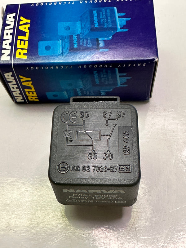68032 Narva 68032 12V 40A Normally Open 5 Pin Relay with Diode | Mining ...
