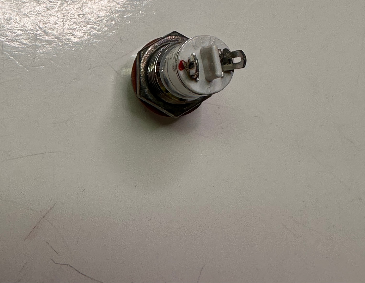 KEM Co. KL-12R / KL-12D12R Red Panel-Mount LED Indicator Lamp